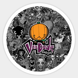 VooDude Collage Sticker